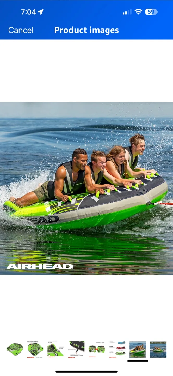 Airhead G-Force 4 Rider Towable Tube image indicator(4)