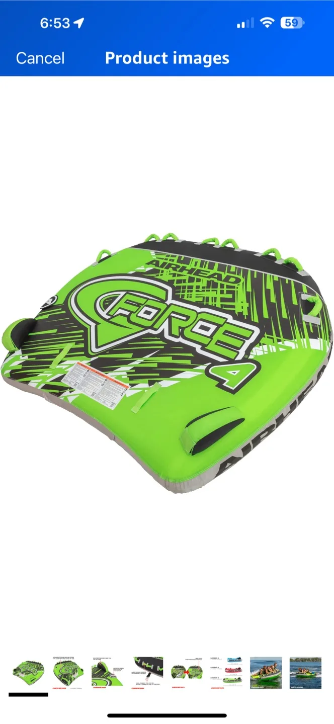 Airhead G-Force 4 Rider Towable Tube image indicator(2)