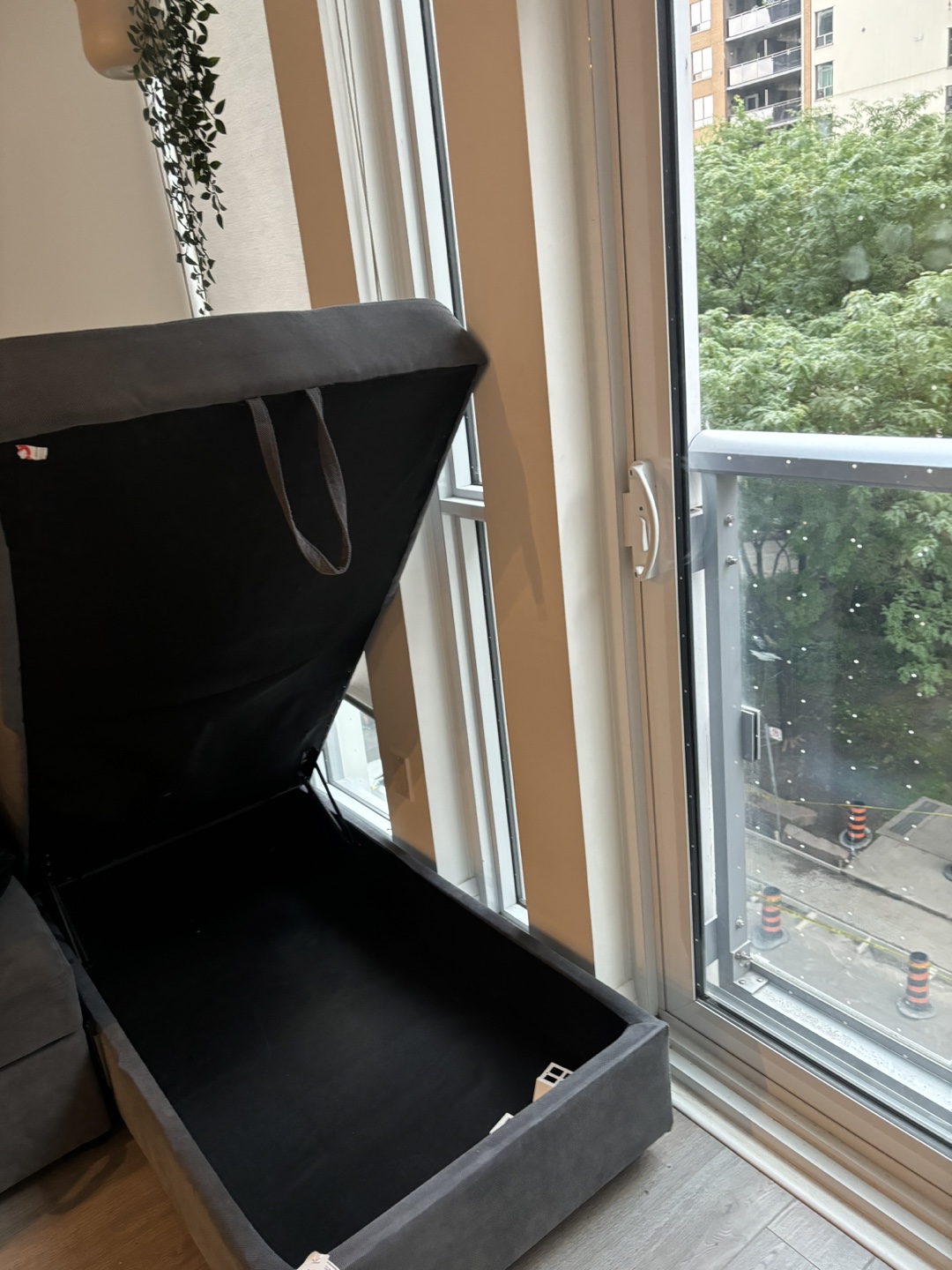 Grey Sectional Sofa with Storage - photo 3