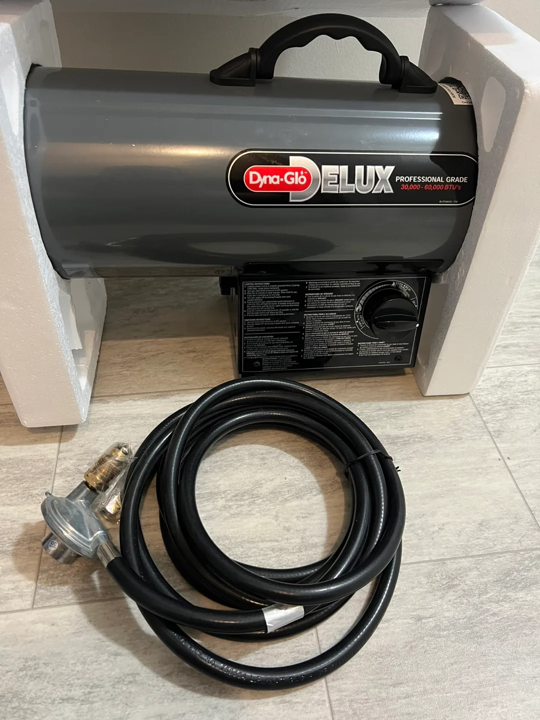 NEW Dyna-Glo Propane Air Heater, 30K-60K BTU image indicator(4)