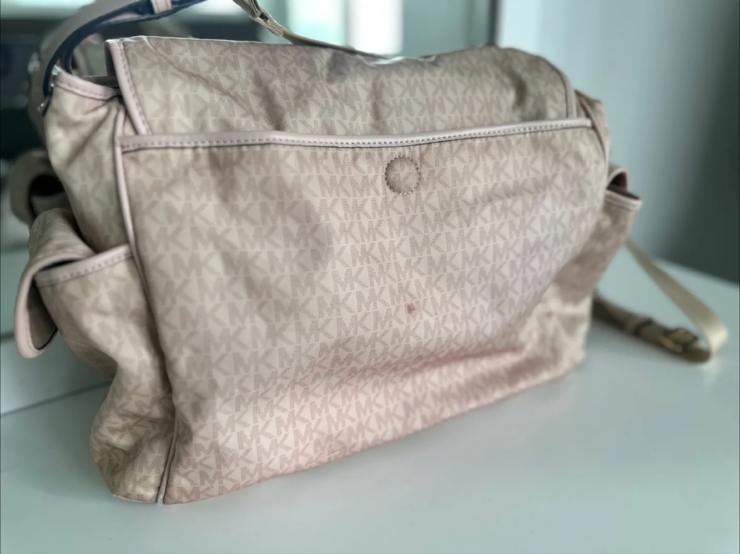 Michael Kors Diaper Bag - Pink MK Print image indicator(4)