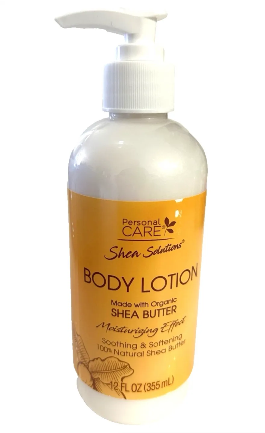 🧡 Shea Solutions  PersonalCare  Body Lotion  Shea Butter 12floz thumbnail