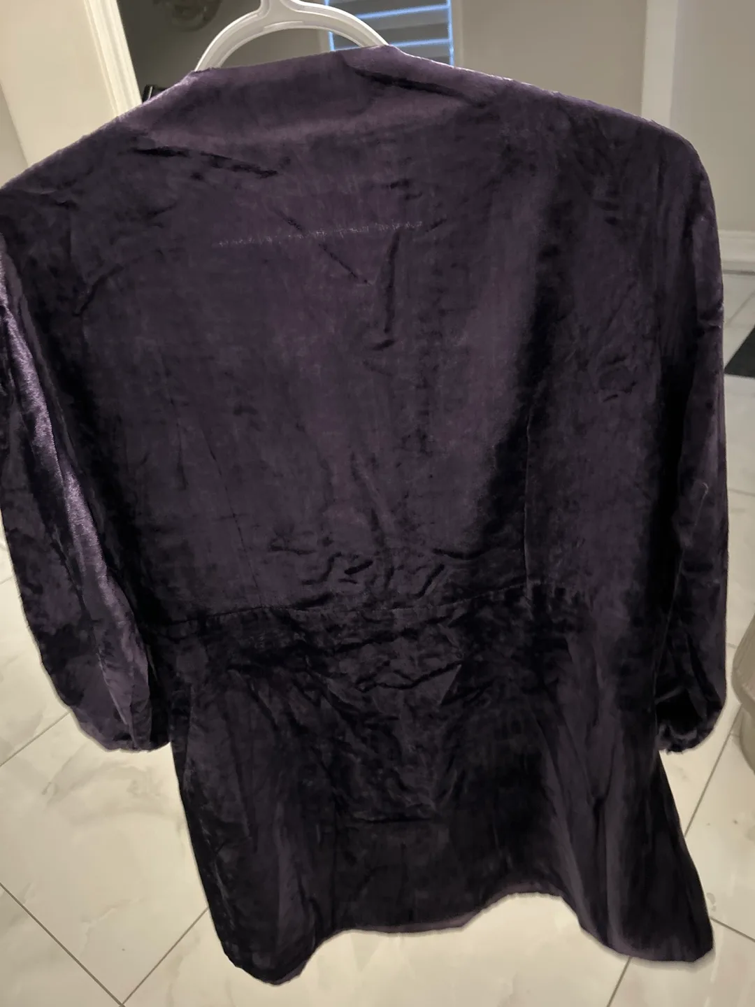 Purple Velvet Dress - Size L image indicator(2)