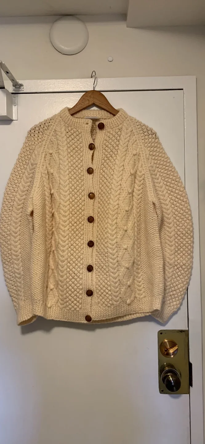 Rita Condon Knitwear Wool Cardigan thumbnail