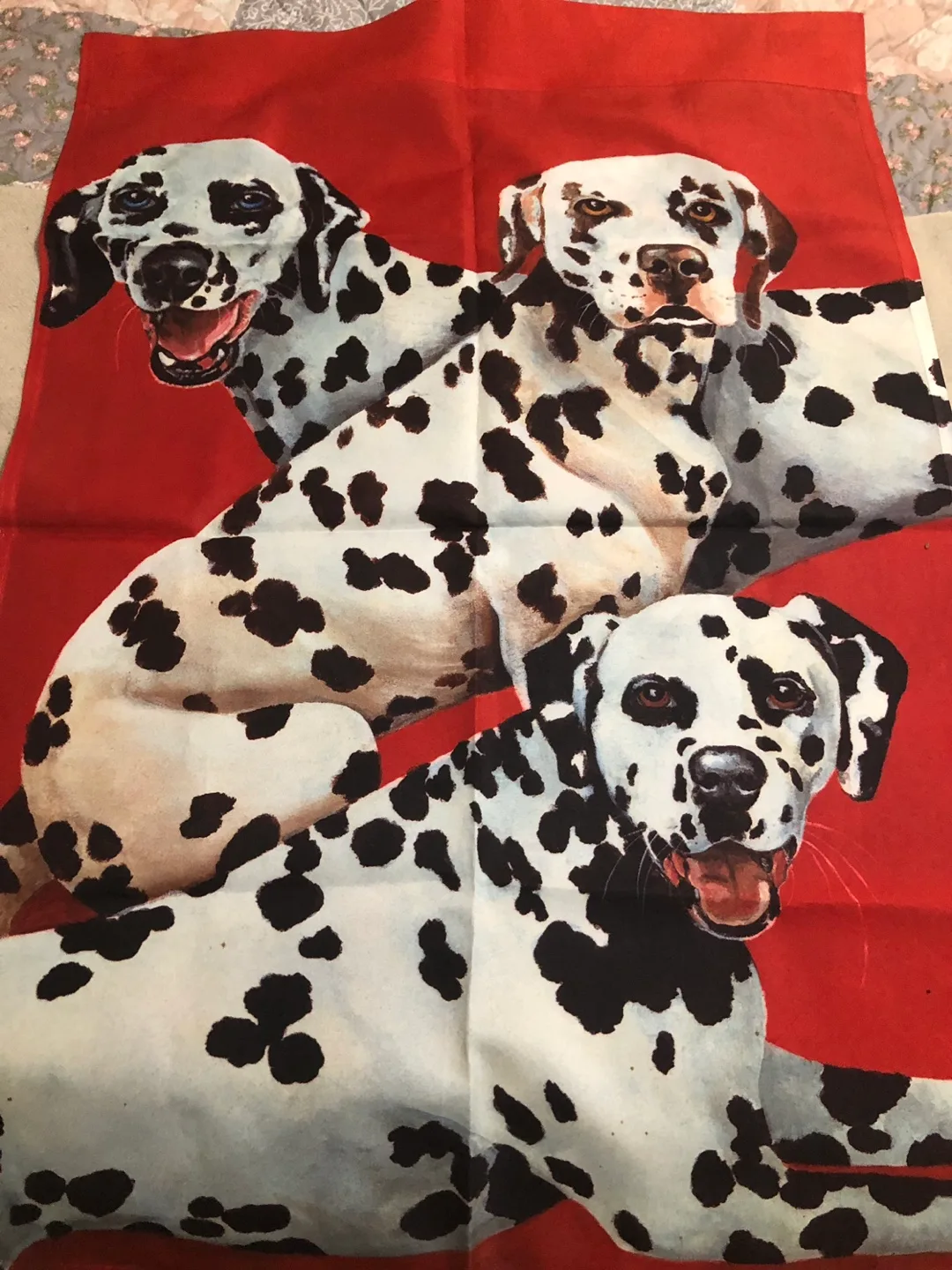Red Dalmatian Yard Flag thumbnail