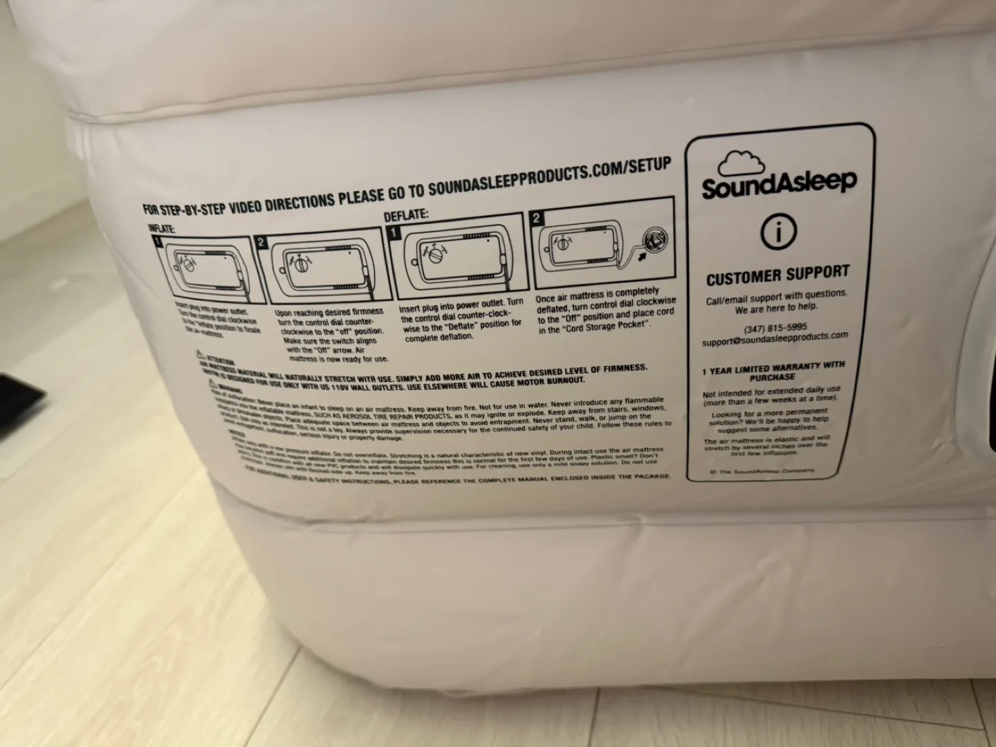 New! SoundAsleep Air Mattress (Twin) - Wirecutter Top Choice ✨ image indicator(4)