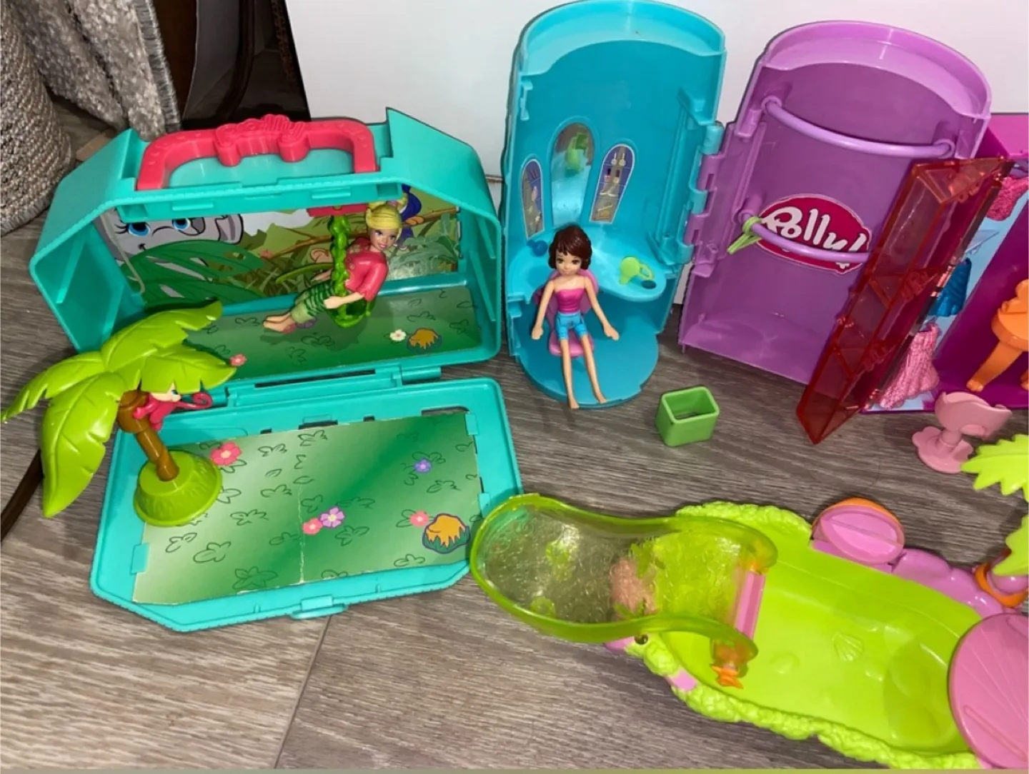 Polly Pocket Playset Lot with Dolls & Accessories image indicator(2)
