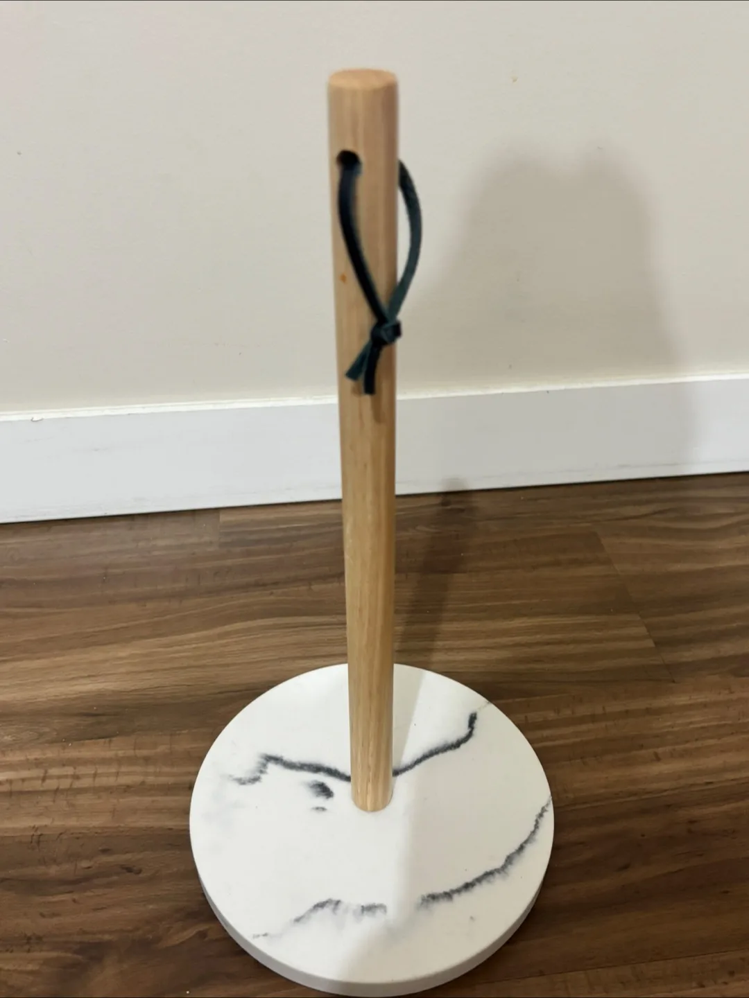 Paper Towel Holder - Wood & Marble Base thumbnail