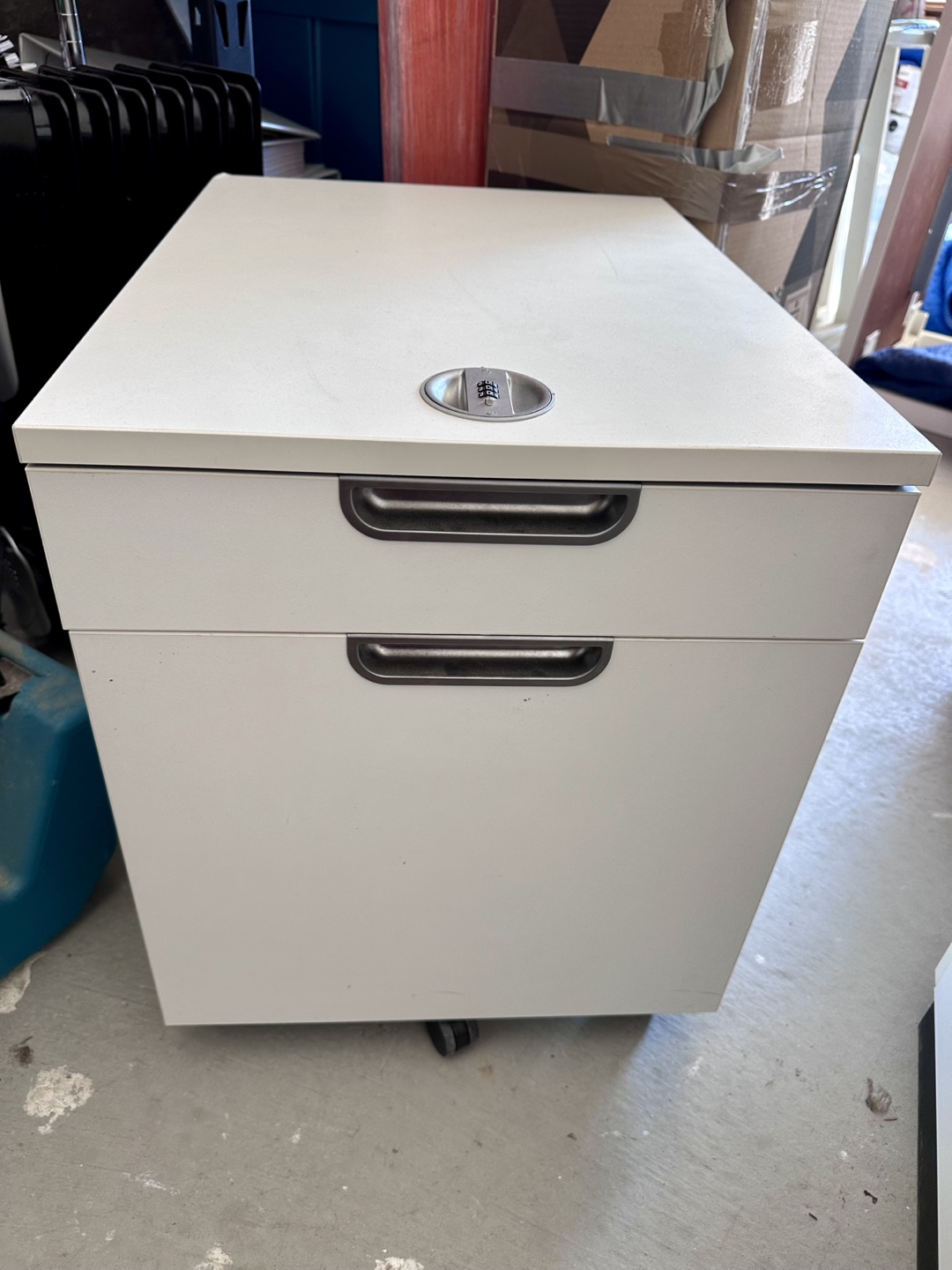 IKEA Gallant  - white Filing Cabinet with Lock
