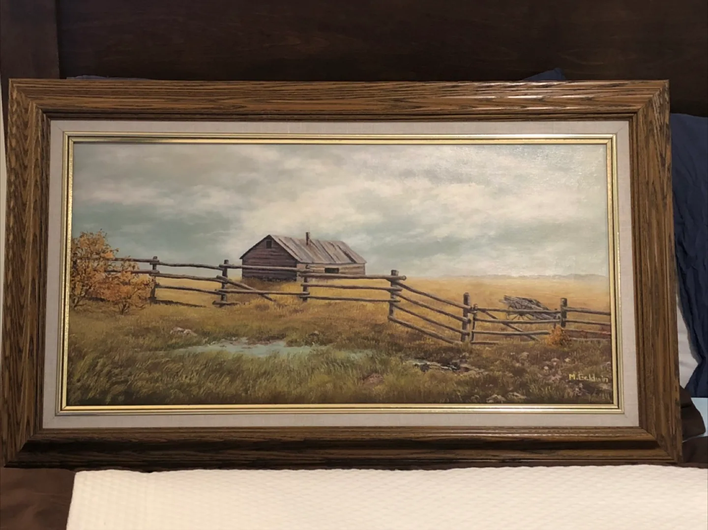 Framed Landscape Painting thumbnail