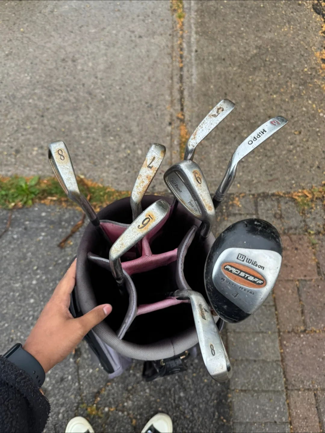 Top Flite Golf Bag with Golf Clubs thumbnail