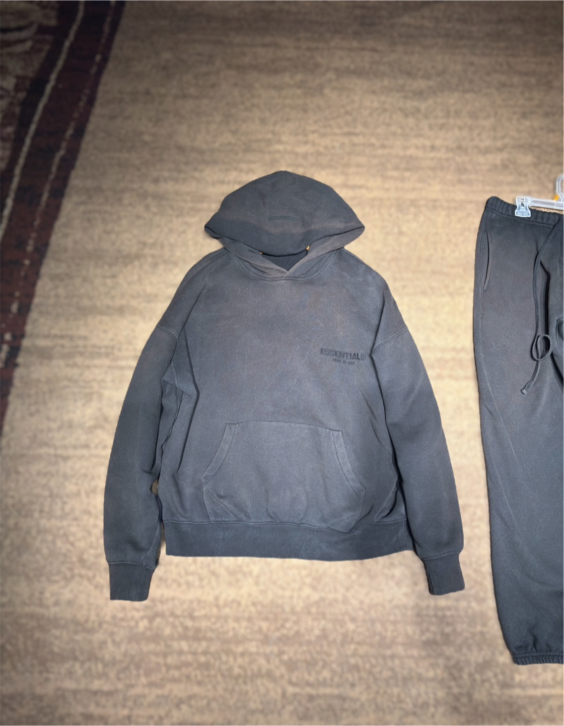 Essentials Fear of God Hoodie – Stretch Limo Black (Size S)