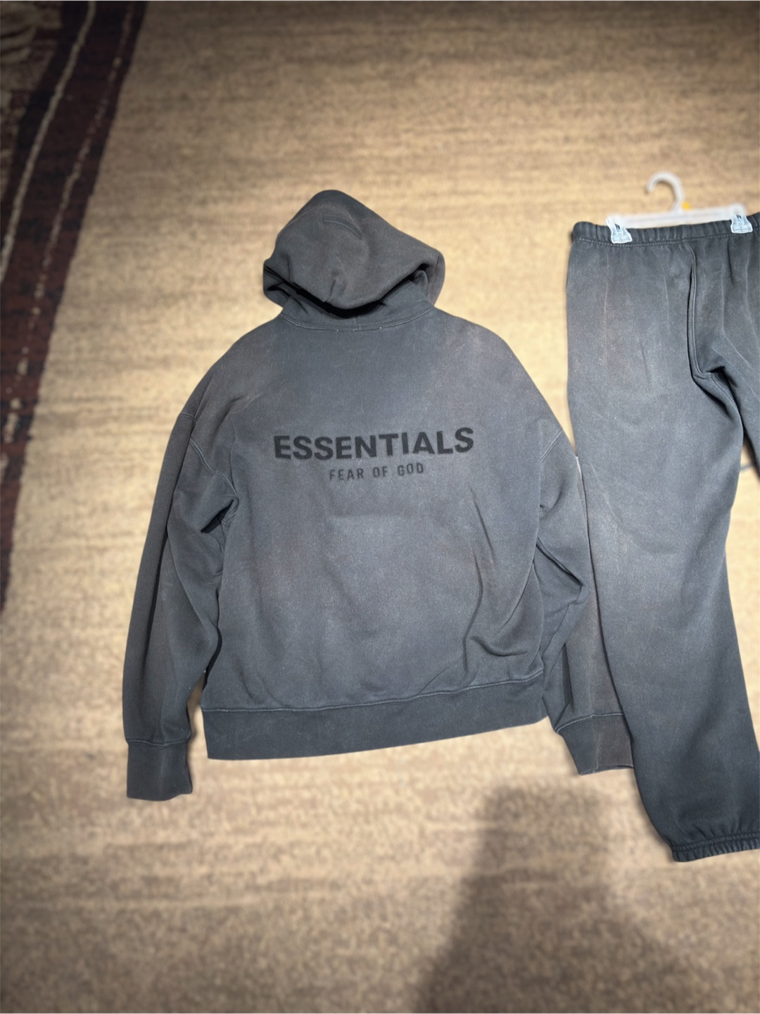 Essentials Fear of God Hoodie – Stretch Limo Black (Size S) - photo 2