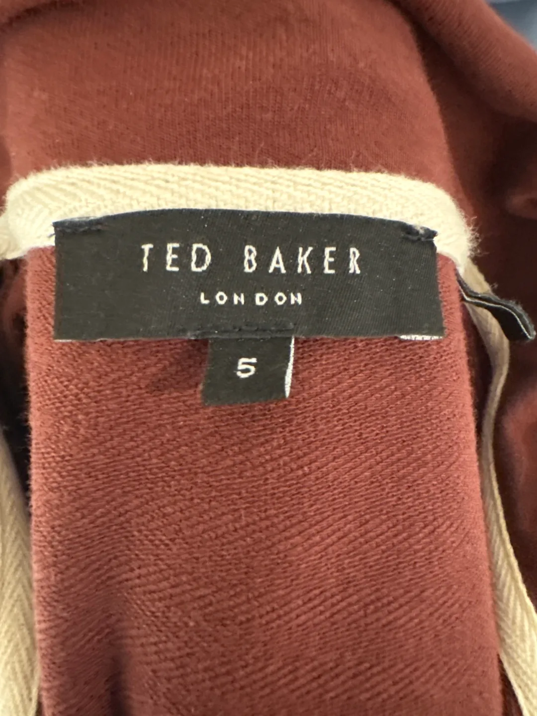 Ted Baker London Burgundy Pullover - Size 5 thumbnail