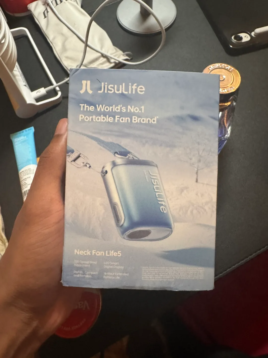 Jisulife Neck Fan Life5 - Blue thumbnail