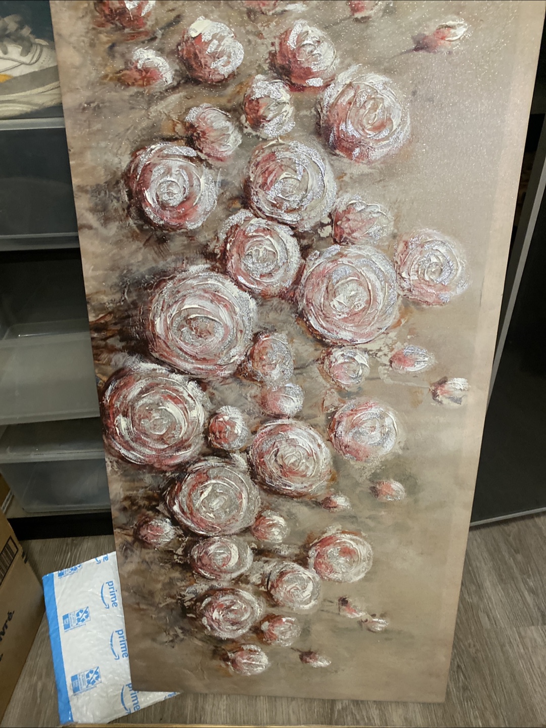 Floral Canvas Art textured - photo 2