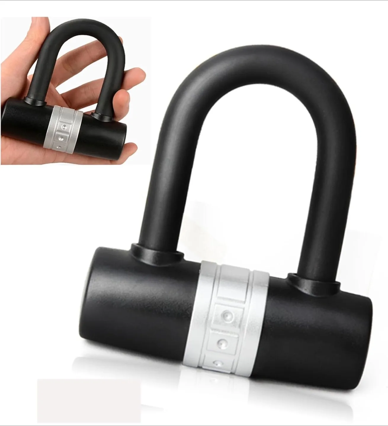 Zolim U-Lock Bike Lock - Black image indicator(2)