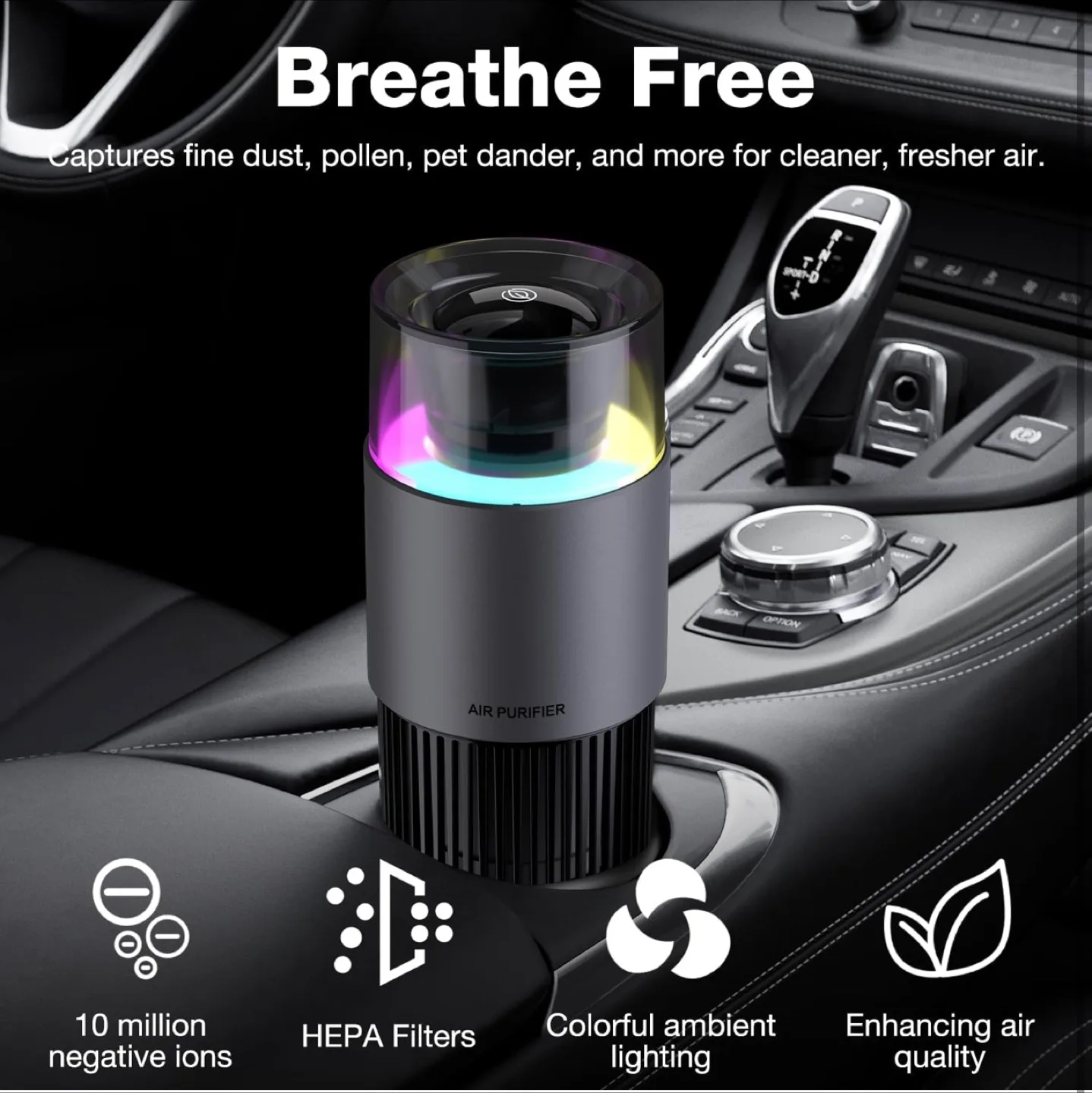 LLD-P05 Car Air Purifier - New in Box! image indicator(3)