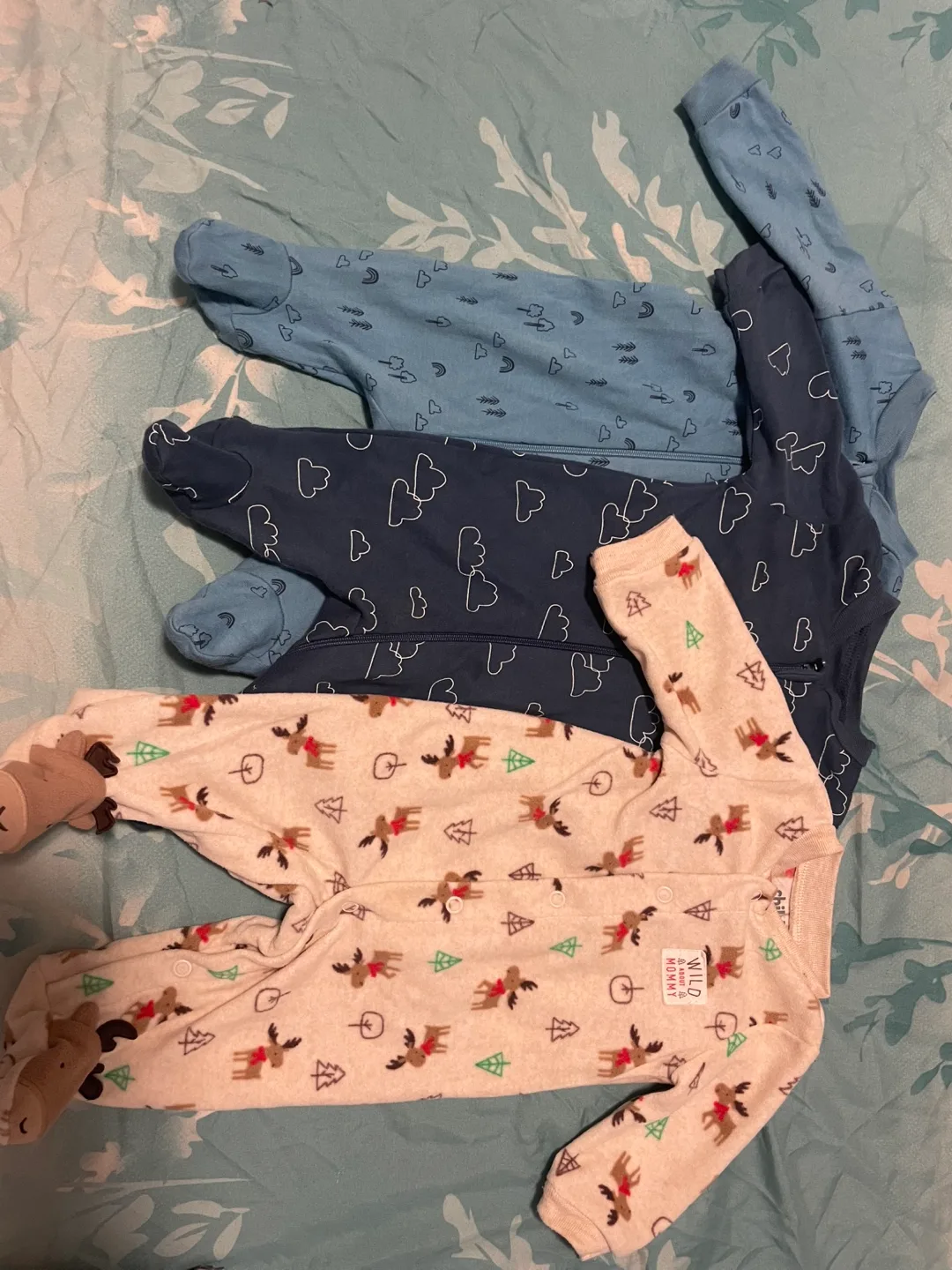 Child of Mine Carter's Footed Pajamas-Newborn image indicator(2)