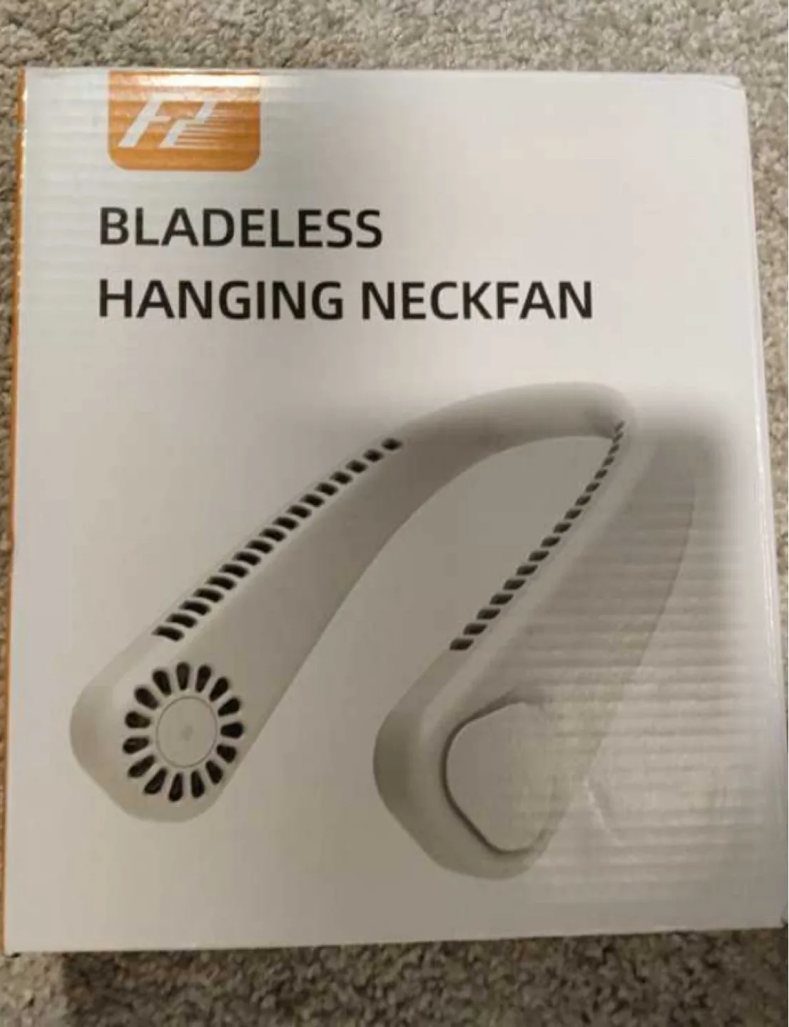 Bladeless Hanging Neck Fan - White thumbnail
