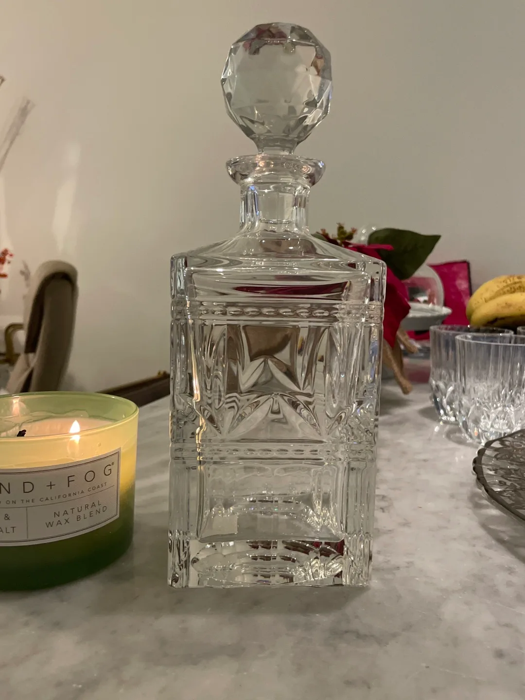 Crystal Glass Decanter excellent condition thumbnail