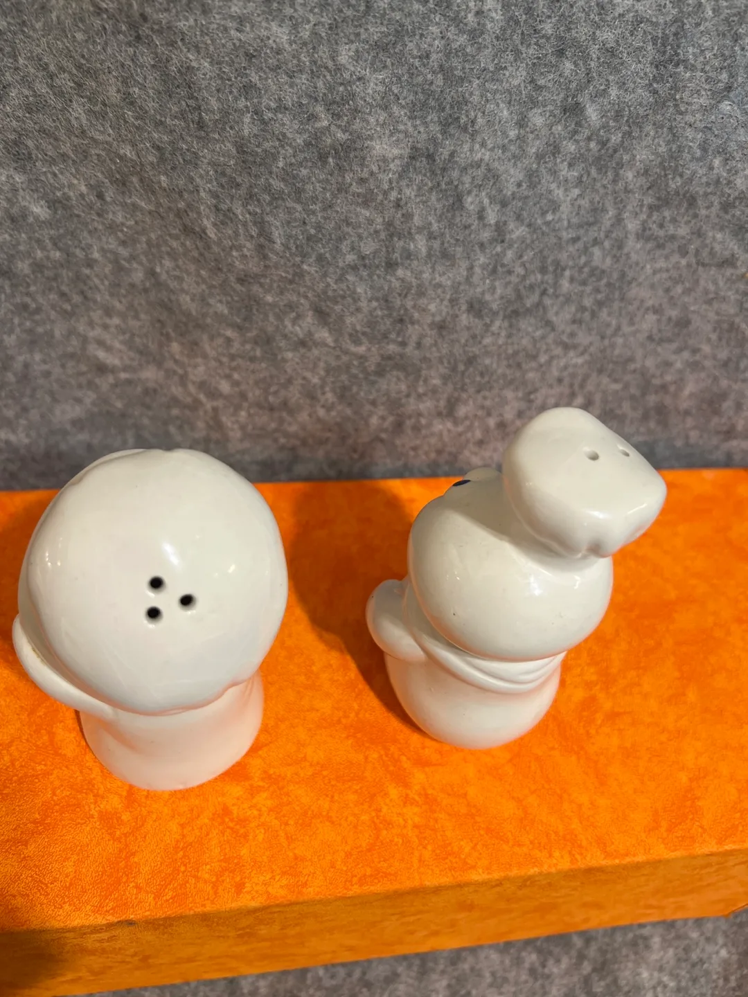 Vintage Pillsbury Dough Mr &Mrs Chef Salt & Pepper Shakers image indicator(4)