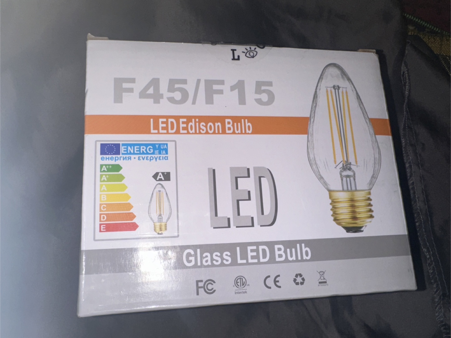 LedEdison glass bulb