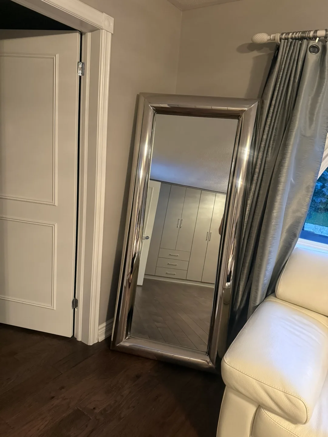 Large Silver Full Length Mirror thumbnail
