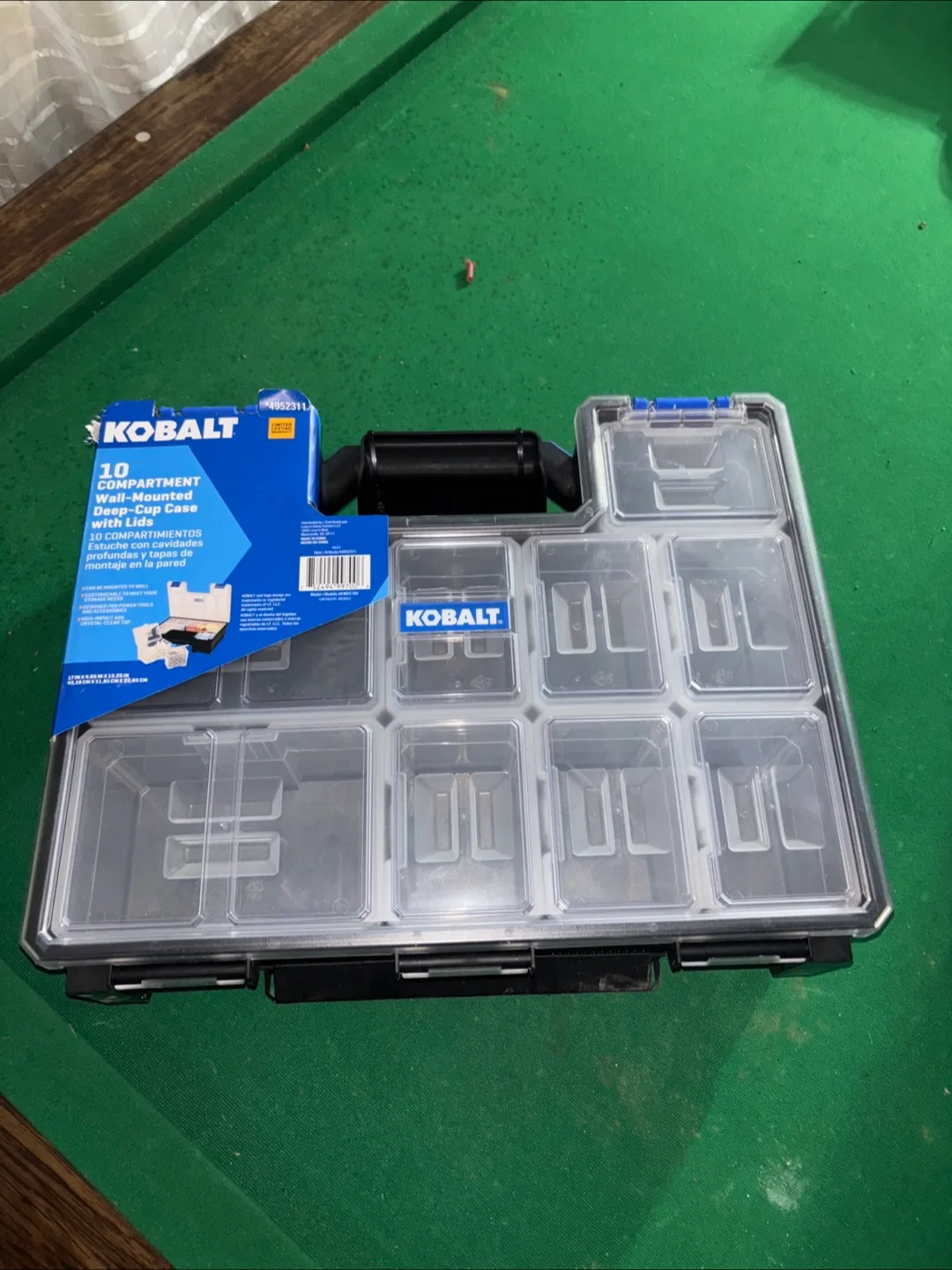 Kobalt 10-Compartment Small Parts Organizer thumbnail