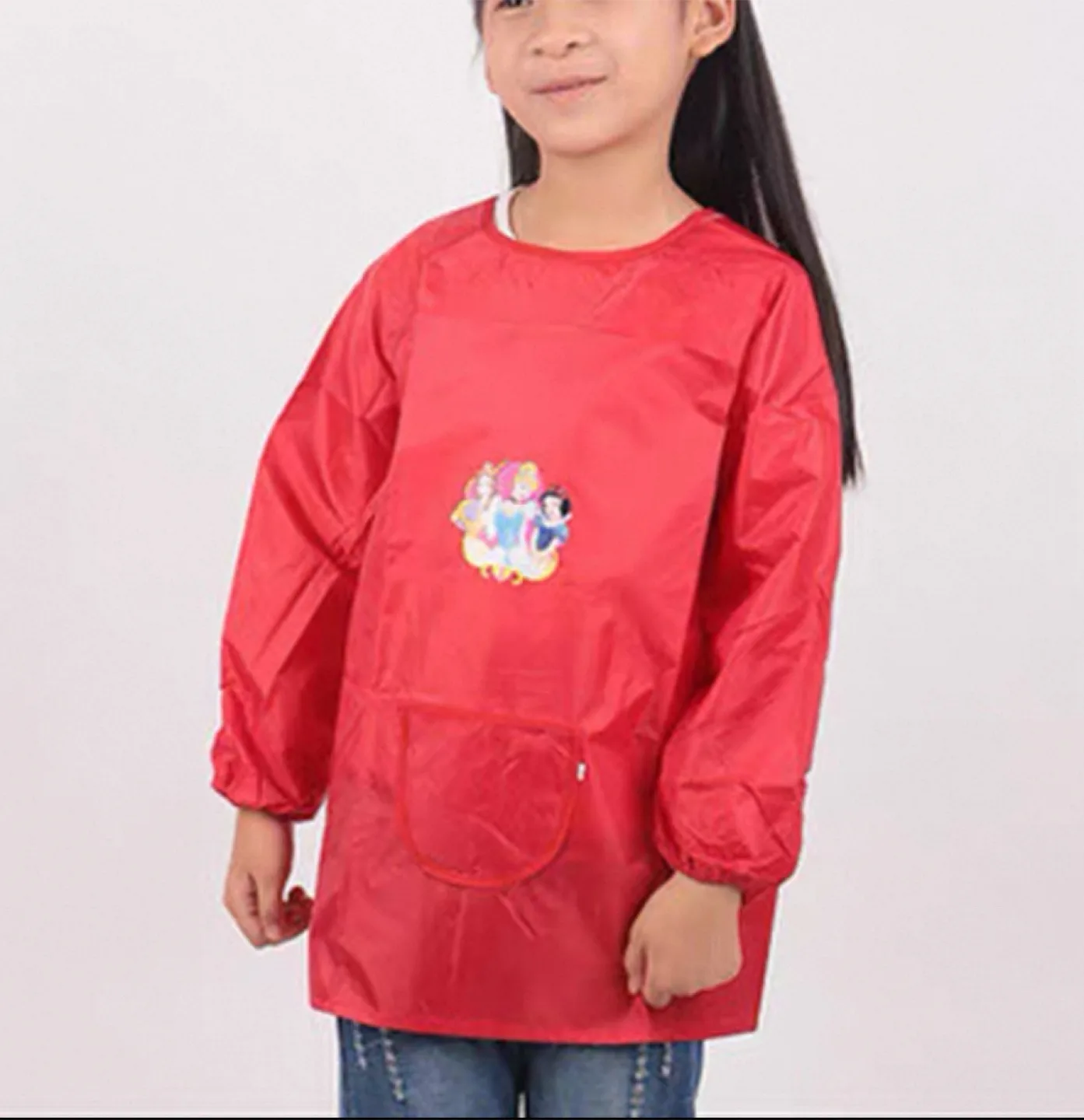 Waterproof Kids Art Smock – Backwear Apron for Painting, Eating thumbnail
