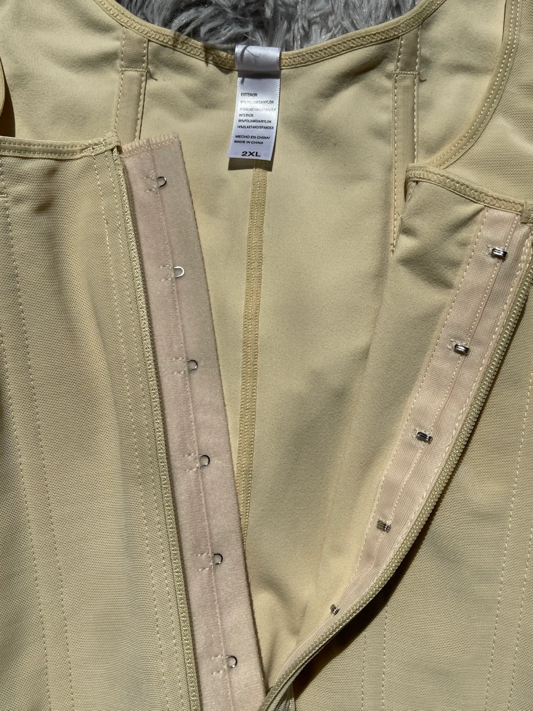 SHAPERX Bodysuit Shapewear Shorts - 2XL 🇨🇦 image indicator(4)