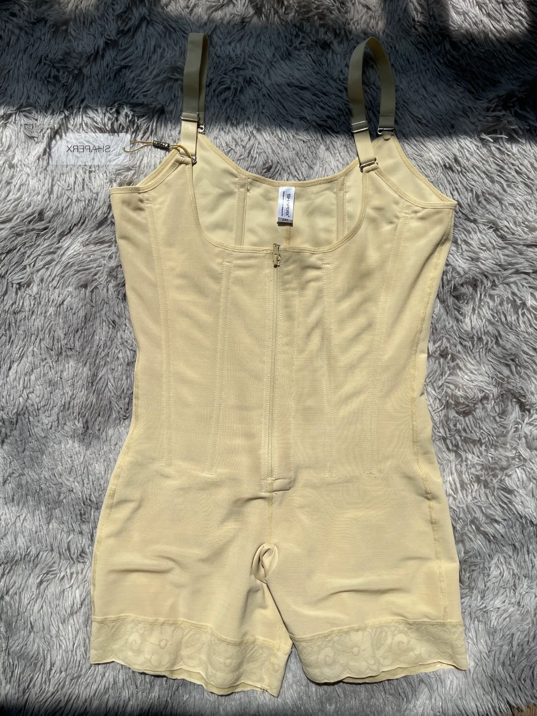 SHAPERX Bodysuit Shapewear Shorts - 2XL 🇨🇦 image indicator(2)