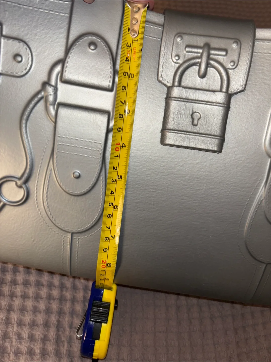 The Great Bag by Robert Verdi Silver Tote Bag image indicator(8)