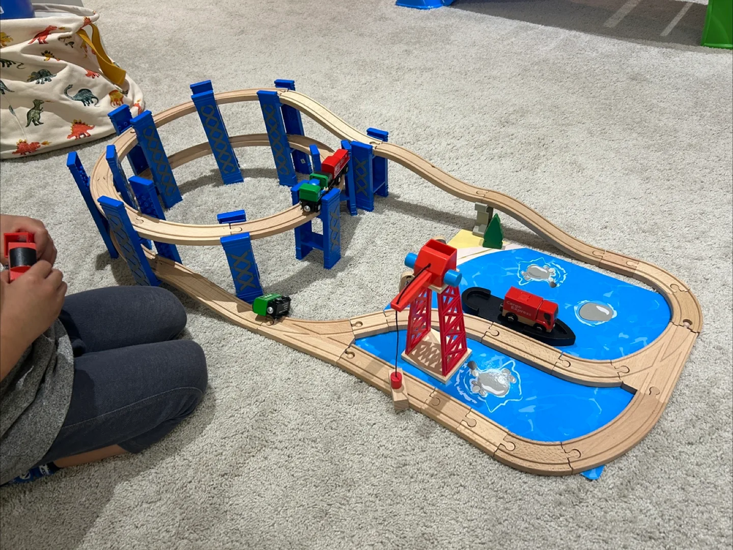Wooden train set thumbnail