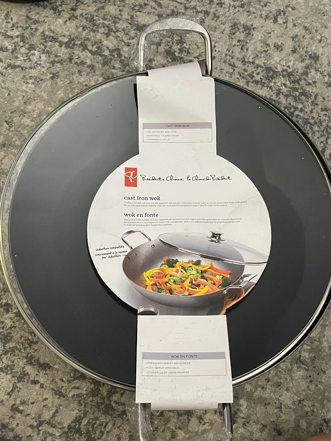 President's Choice Cast Iron Wok 40 cm thumbnail