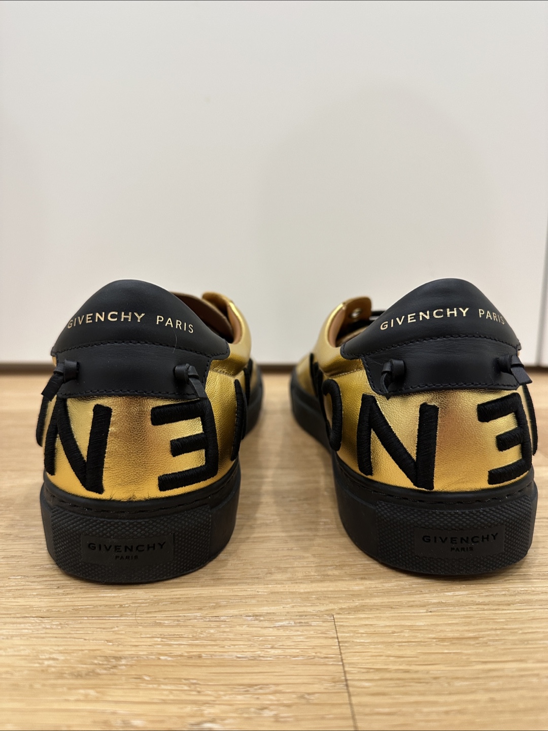 Brand New Givenchy Gold Leather Sneakers - photo 4