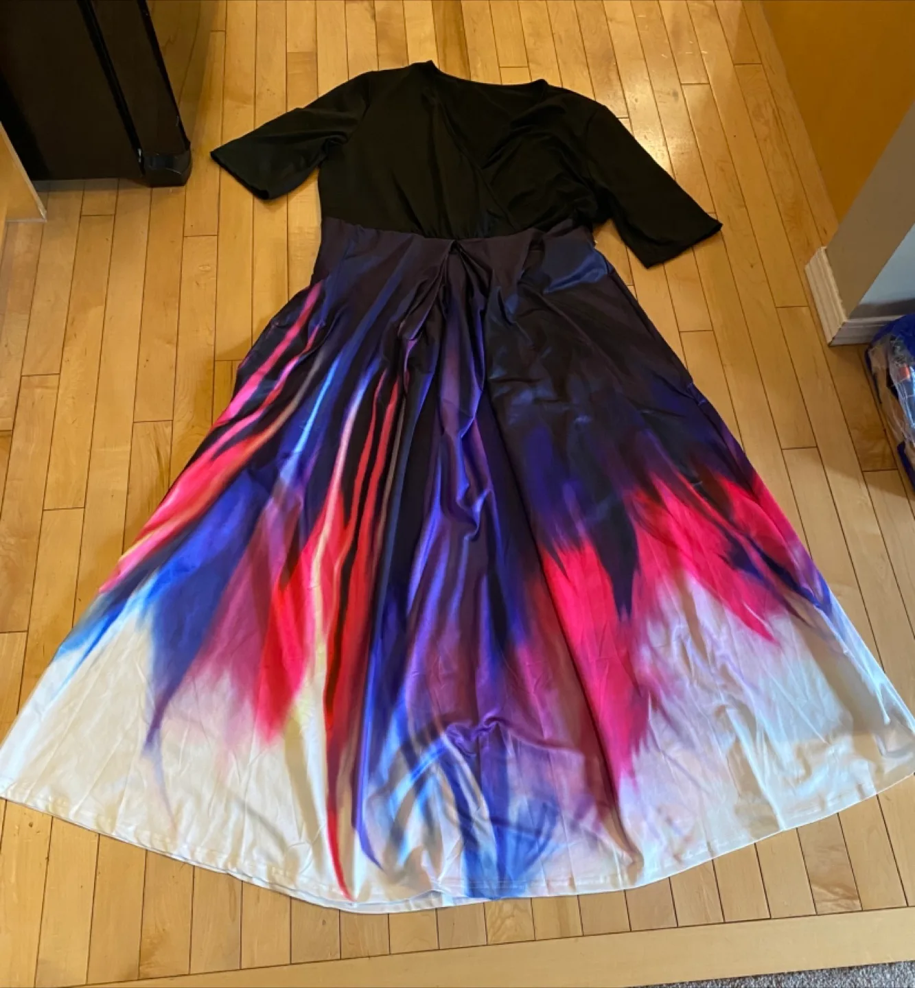 Cheap Floral Dress - Size large thumbnail