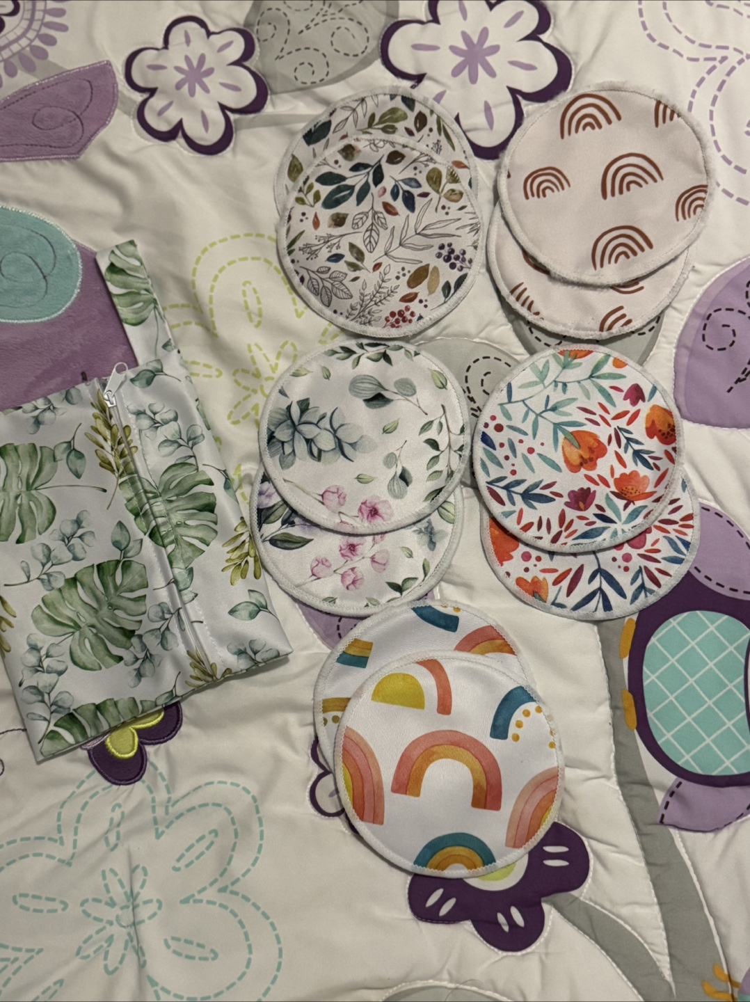 Reusable Nursing Pads with Carry Bag