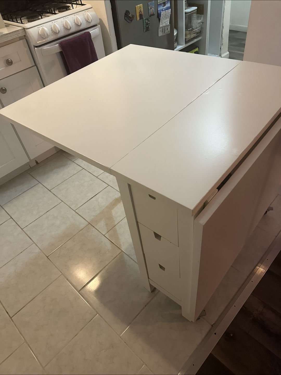 IKEA Nordem Table with wheels - photo 2