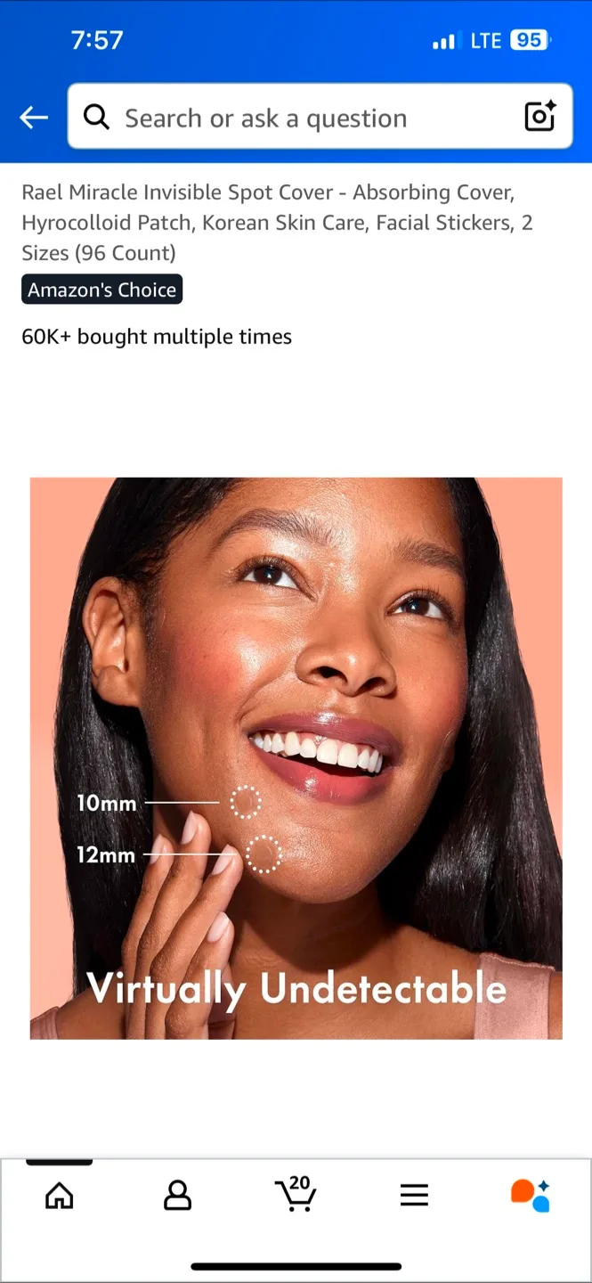 Rael Miracle Patch Invisible Spot Cover (96 Count) image indicator(5)