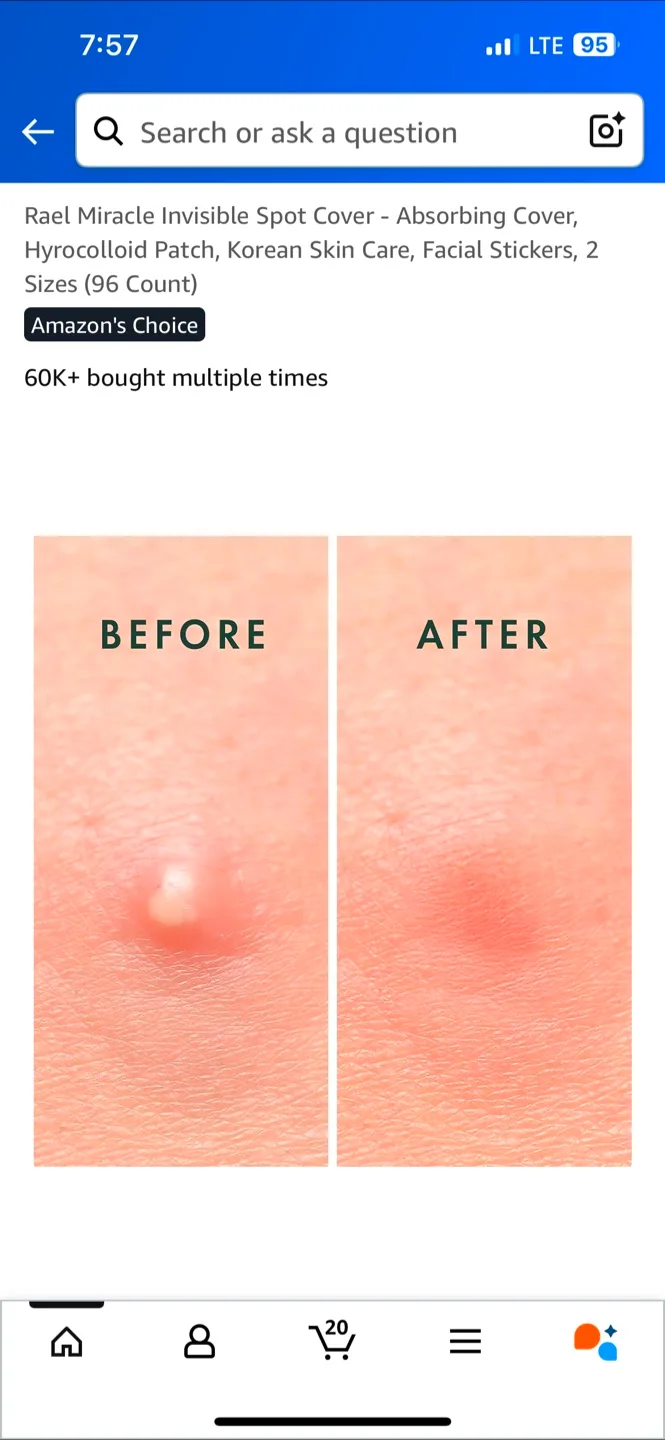 Rael Miracle Patch Invisible Spot Cover (96 Count) image indicator(6)