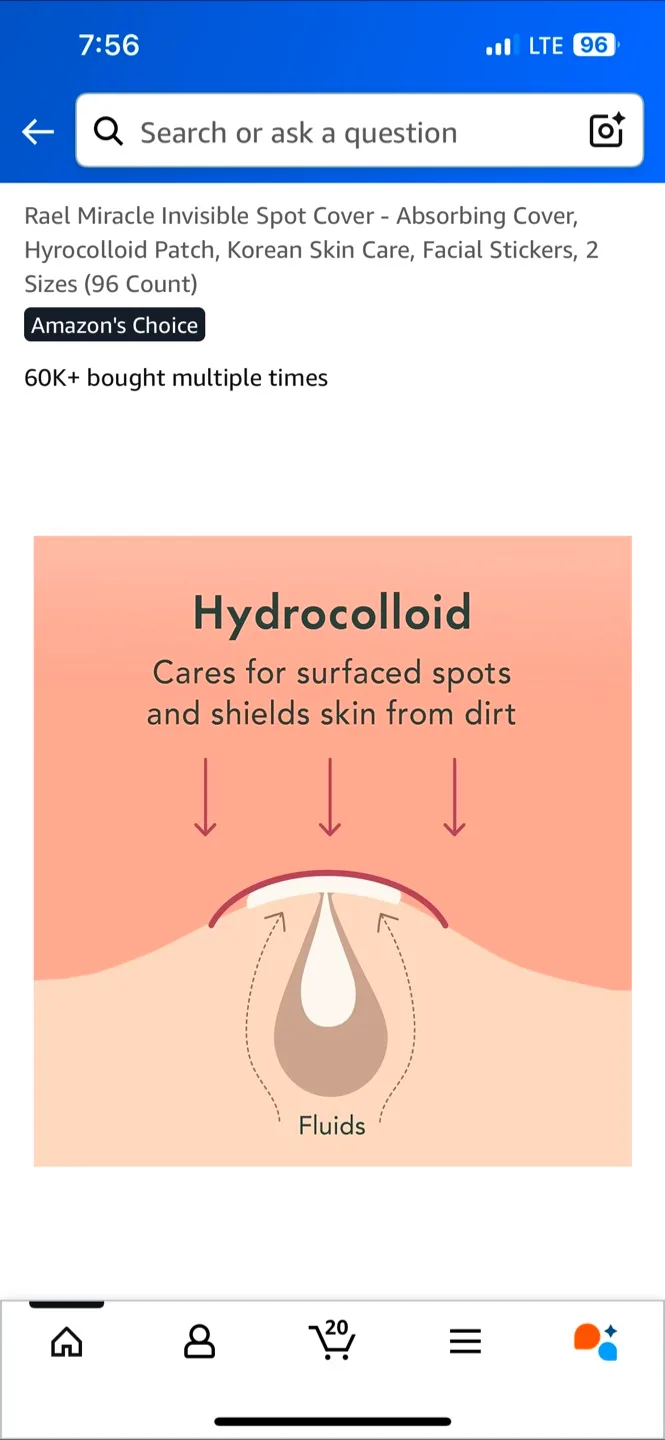 Rael Miracle Patch Invisible Spot Cover (96 Count) image indicator(4)