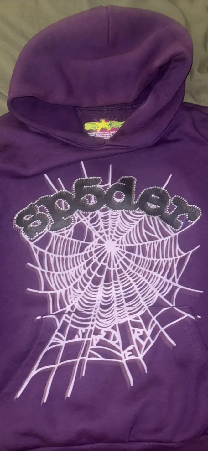 Purple Sp5der Hoodie image indicator(3)