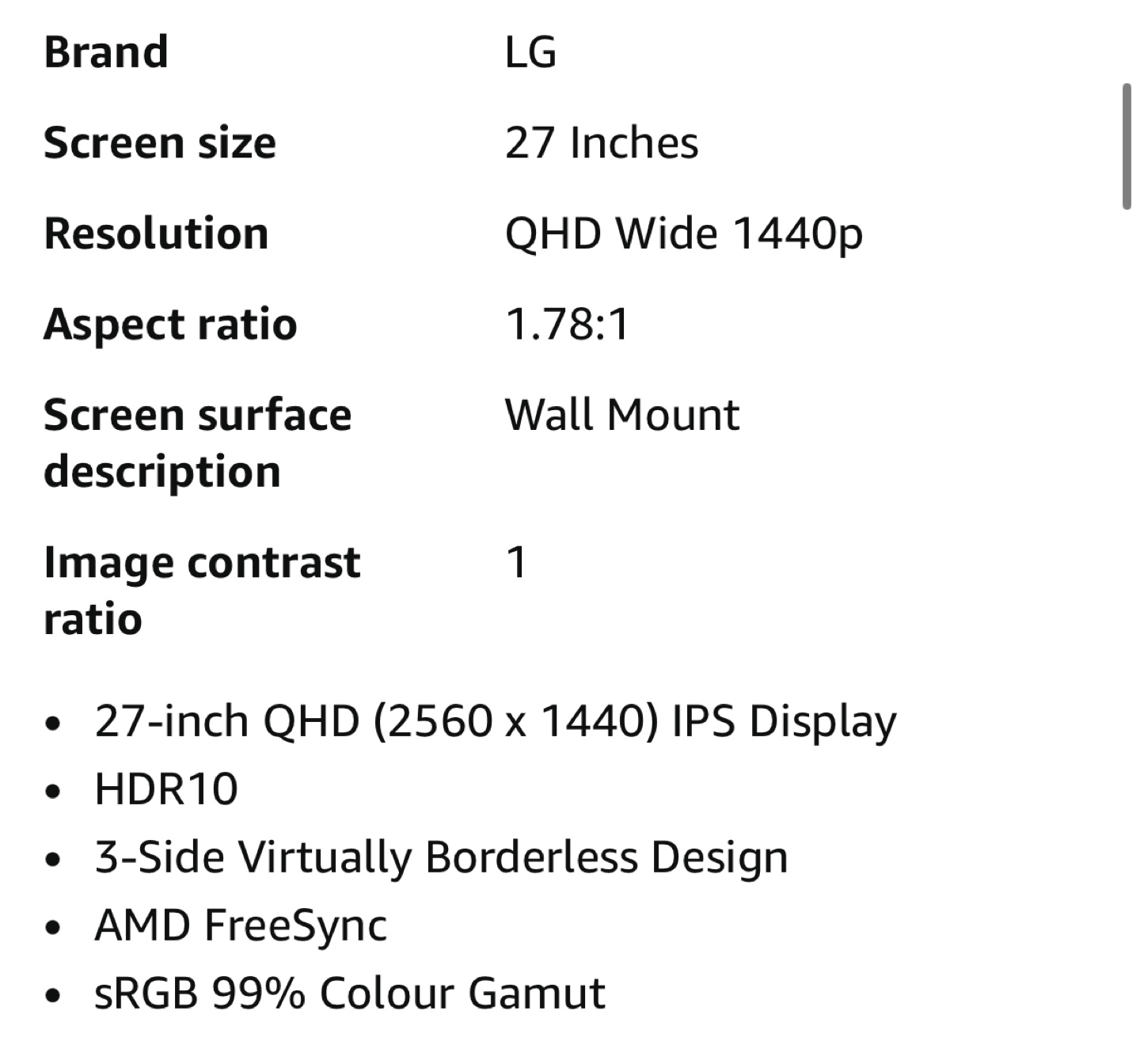 LG 27QN600-B 27" QHD IPS Monitor - photo 4