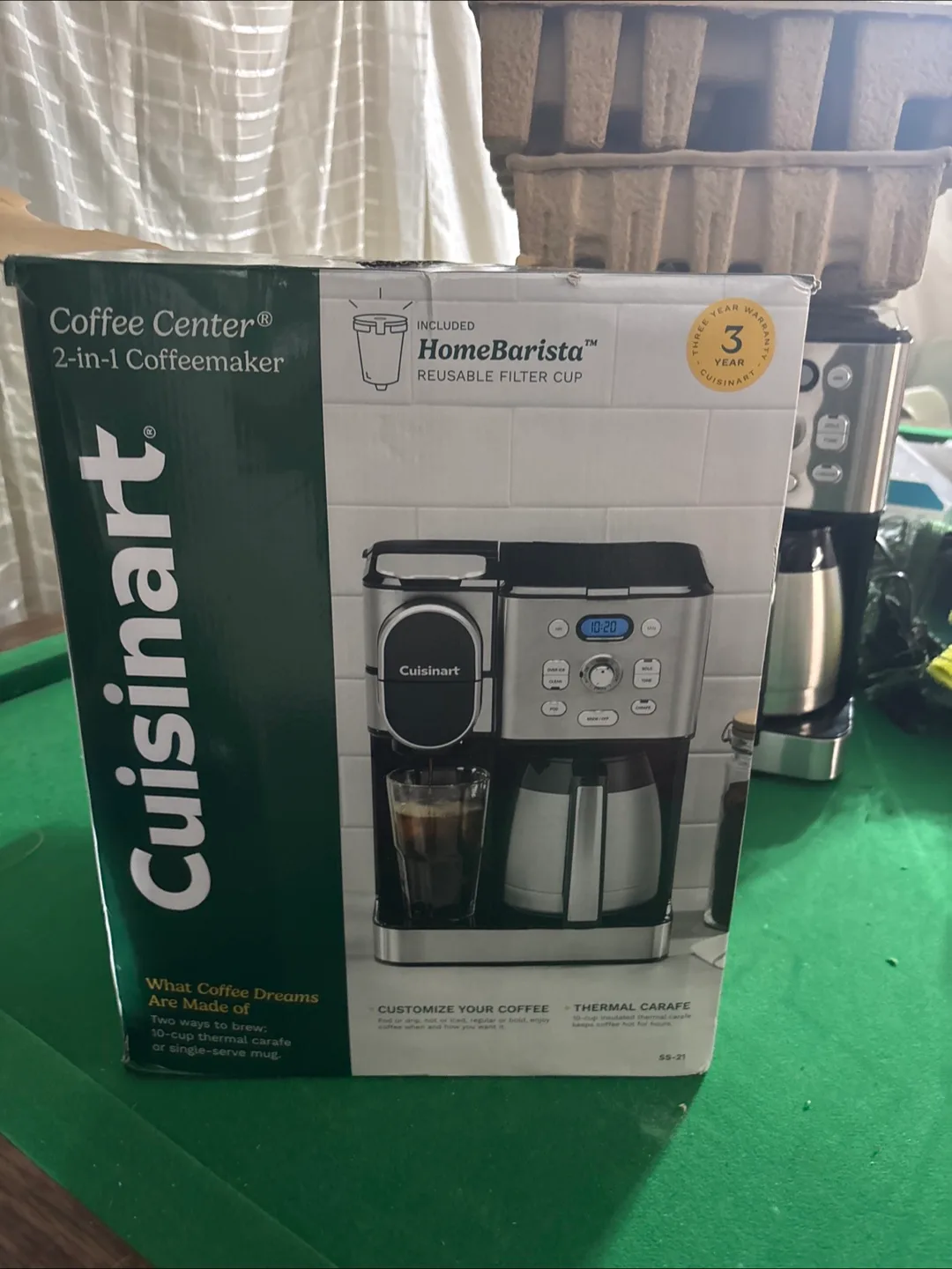 Cuisinart Coffee Center 2-in-1 Coffeemaker - Like New! image indicator(3)
