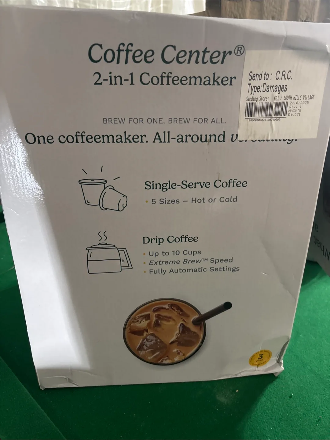 Cuisinart Coffee Center 2-in-1 Coffeemaker - Like New! image indicator(4)