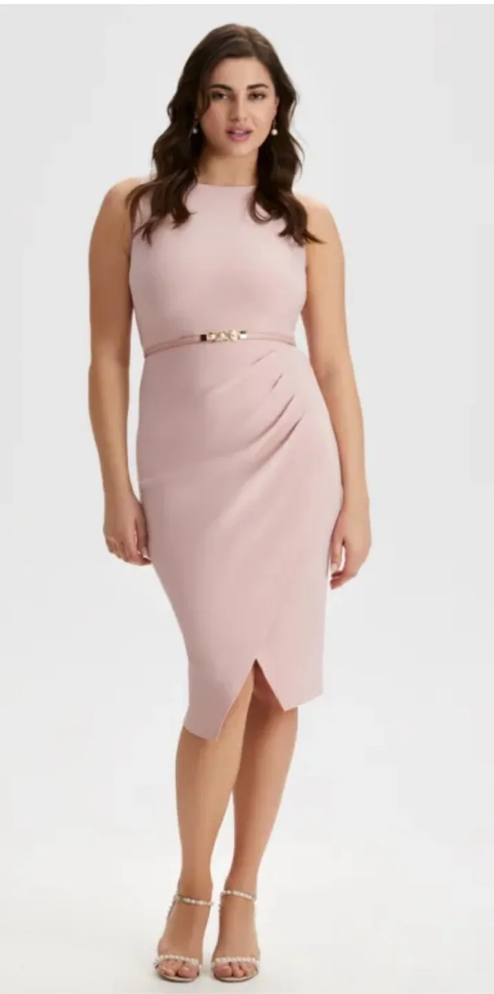 Laura Dress - Size 6 - Light Pink thumbnail