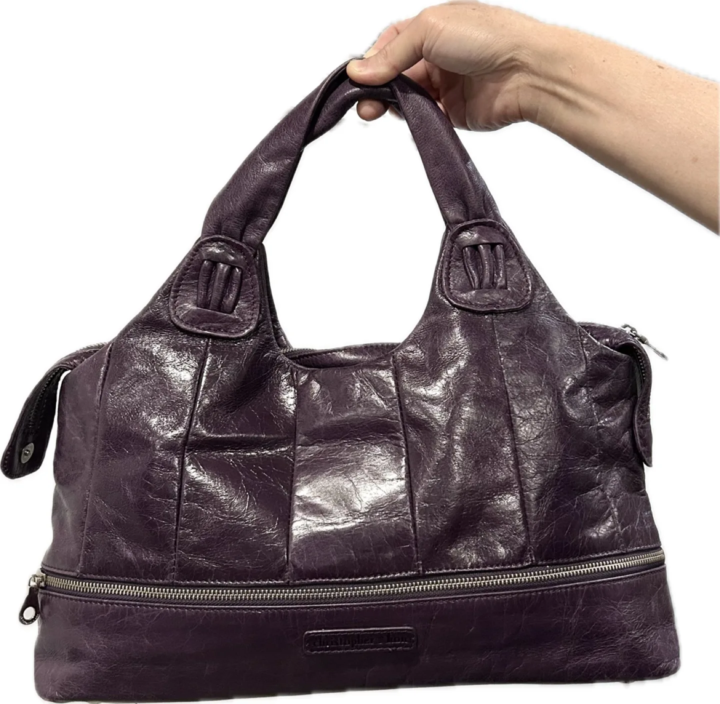 Hobo Brand Purple Handbag thumbnail