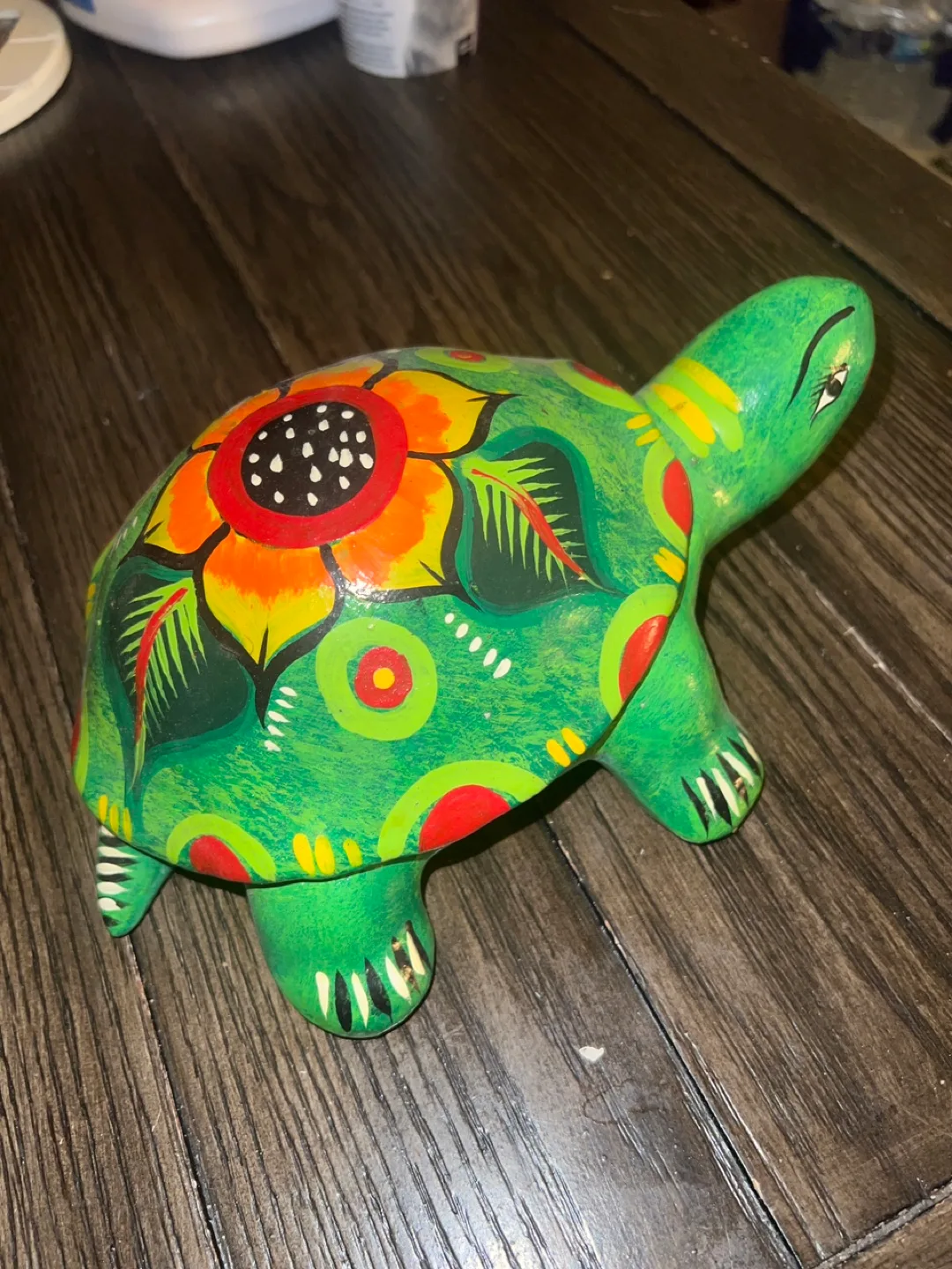 🧡Hand-Painted Green Turtle Trinket Box image indicator(3)
