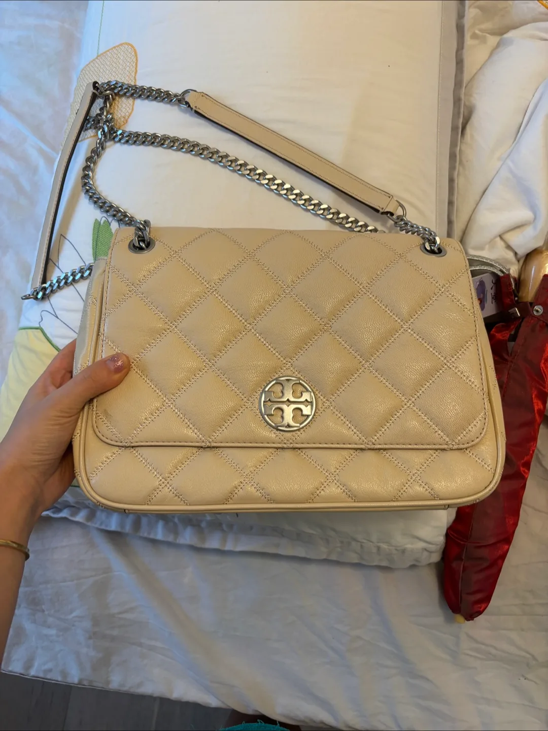 Authentic Tory Burch Leather Shoulder Bag NEW thumbnail